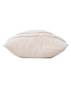 Cuscino rimovibile trapuntato naturale Safira - 30x50 cm