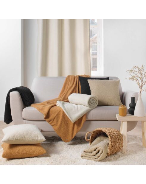 Cuscino rimovibile Wooly Bouclette beige - 45x45 cm