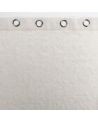 2 Norine Eyelet Sheers, gewebter Leineneffekt, 140 x 240 cm
