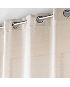 Sheers Loulaine mit 2 Ösen, Leinenmotiv, 140 x 240 cm