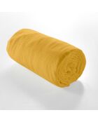 Drap Housse Angelia Gaze de Coton bonnet 30 cm jaune