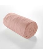 Drap Housse Angelia Gaze de Coton bonnet 30 cm rose