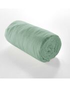 Drap Housse Angelia Gaze de Coton bonnet 30 cm sauge