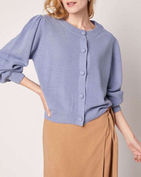 Lemercier Strickjacke aus einem Steinwollgemisch