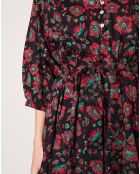 Robe Odreana rosa noir