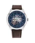 Montre Homme Automatique en Cuir marron