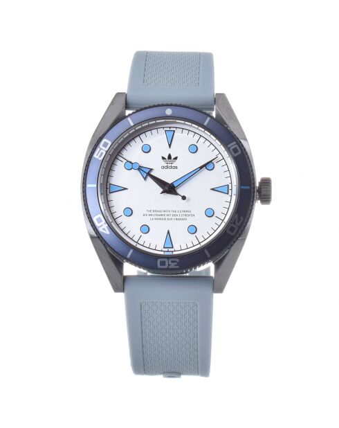 Montre Homme Quartz en Silicone grise