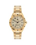 Montre Homme Quartz en Acier inoxydable dorée