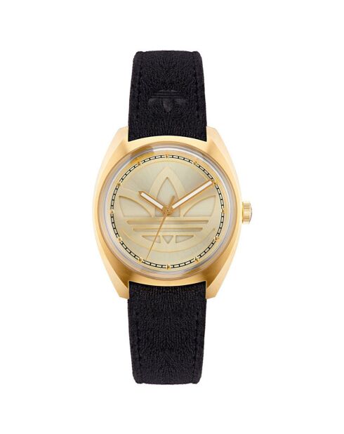 Montre Femme Quartz en Cuir noire