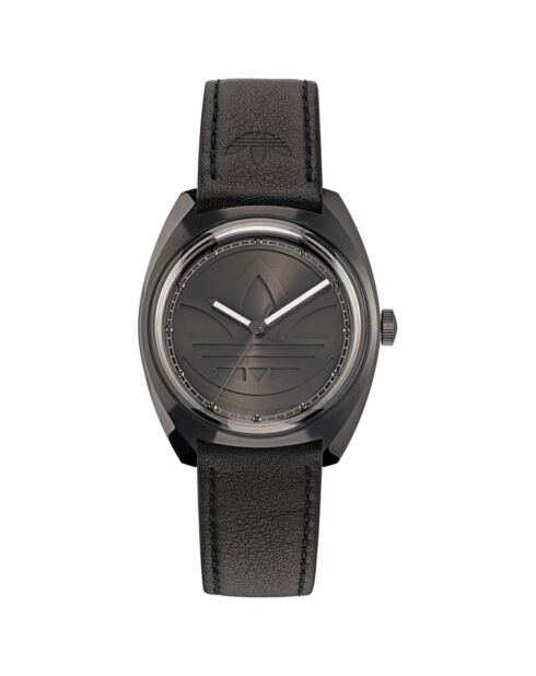 Montre Femme Quartz en Cuir noire
