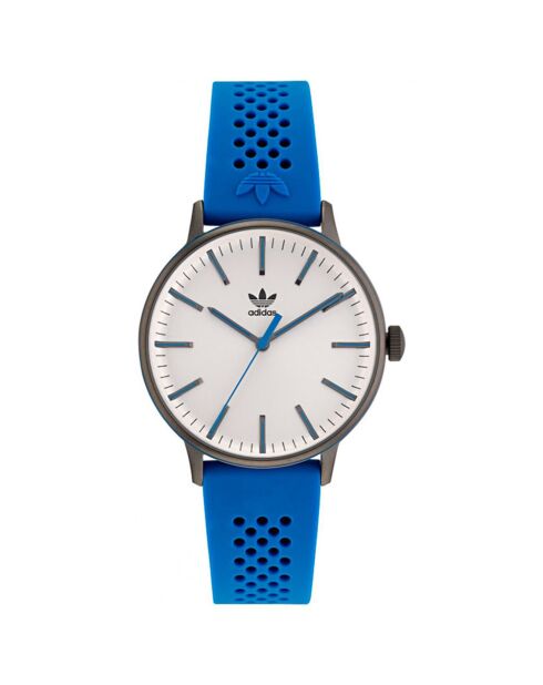 Montre Mixte Quartz en Caoutchouc bleue