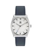 Montre Homme Quartz en Cuir bleue