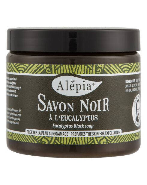 Savon noir à l'Eucalyptus Hydratant & Exfoliant - 200 ml