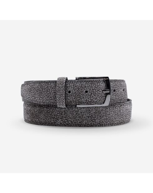 Ceinture en Cuir Liora noire 35mm