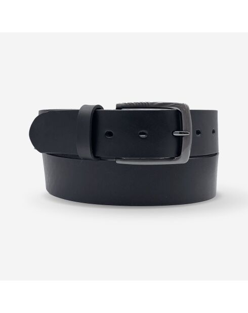 Ceinture en Cuir de vachette homme ct080 noire