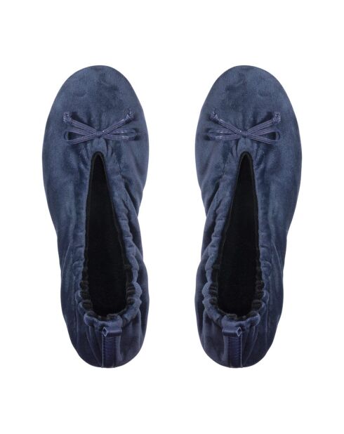 Ballerines petit noeud deep blue-Deep Blue
