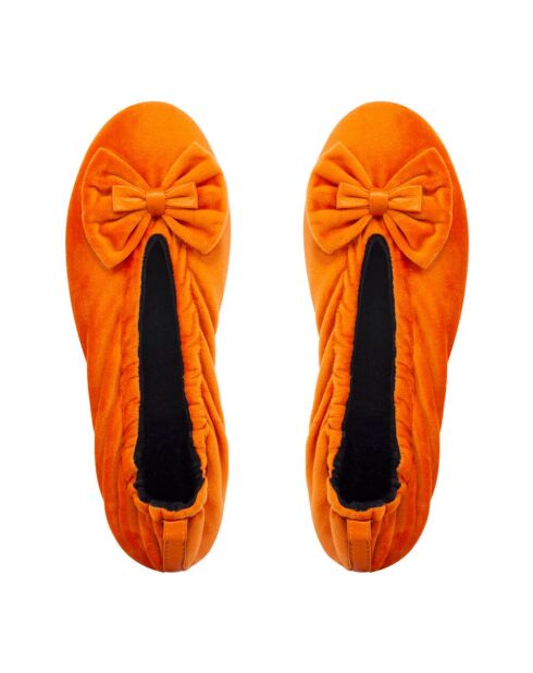 Ballerines double noeud brique-Brique