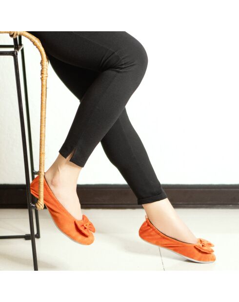 Ballerines double noeud brique-Brique