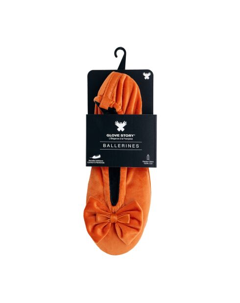 Ballerines double noeud brique-Brique