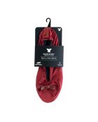 Ballerines double noeud bordeaux-Bordeaux