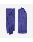 Gants en Cuir d'Agneau doublure Soie 21592SN royal blue