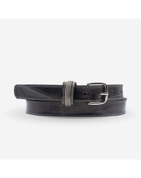 Ceinture en Cuir de vachette femme ctf028 grise