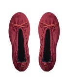 Ballerines petit noeud bordeaux-Bordeaux