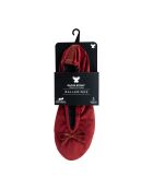 Ballerines petit noeud bordeaux-Bordeaux