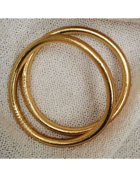 Bracelet Bouddhiste pour enfant Epais doré