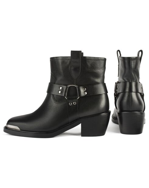 Boots en Cuir Common Ground noires