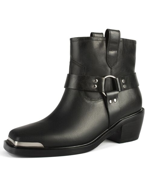 Boots en Cuir Common Ground noires