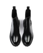 Chelsea Boots en Cuir Dark Wanderer noires