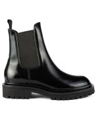 Chelsea Boots en Cuir Dark Wanderer noires