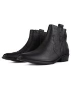 Schwarze Flashback Lederstiefel