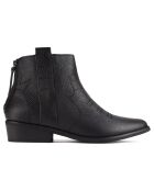 Schwarze Flashback Lederstiefel