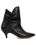 Bottines en Cuir Make Me Like You noires - Talon 6 cm