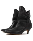Bottines en Cuir Make Me Like You noires - Talon 6 cm