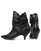 Bottines en Cuir Make Me Like You noires - Talon 6 cm
