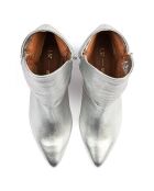 Bottines en Cuir Make Me Like You argentées - Talon 6 cm