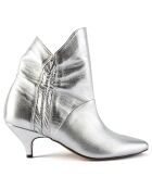 Bottines en Cuir Make Me Like You argentées - Talon 6 cm