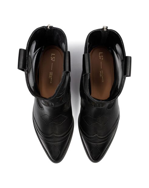 Bottines en Cuir Out Of Time noires
