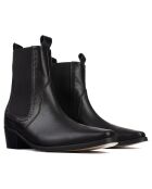 Bottines en Cuir Peacemaker noires - Talon 5 cm