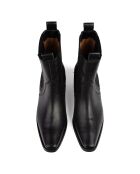 Bottines en Cuir Peacemaker noires - Talon 5 cm