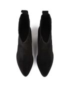 Bottines en Velours de Cuir Reckless Life noires - Talon 6.5 cm