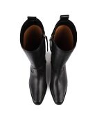 Bottines  en Cuir Something In The Way noires - Talon 5 cm