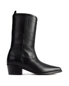 Bottines  en Cuir Something In The Way noires - Talon 5 cm