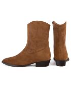 Bottines en Velours de Cuir Wild West Walkers marron