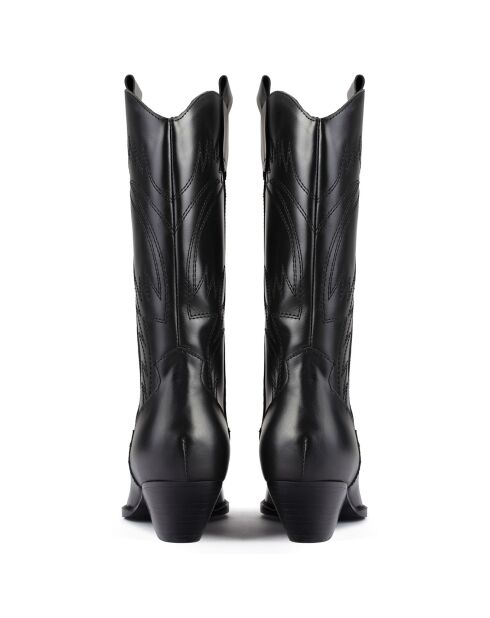 Bottines en Cuir Crush On U noires