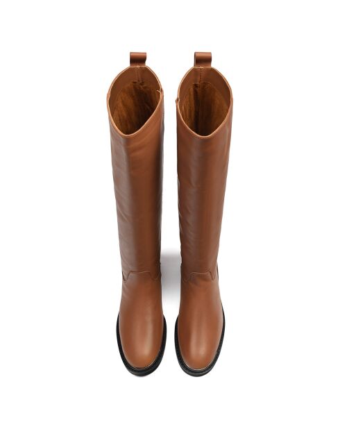 Bottes en Cuir Walk The Line marron