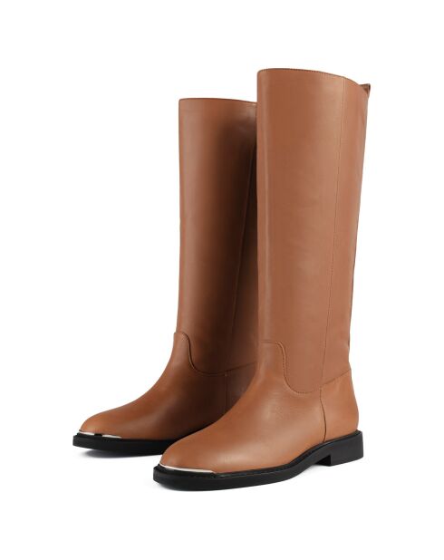 Bottes en Cuir Walk The Line marron